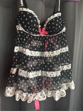 Victoria's Secret “sexy little things” Pink Polka Dot Bra (36C)
